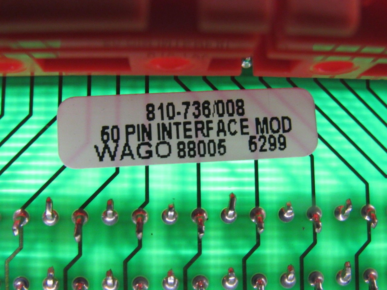 Wago 810-736008 60 Pin Interface Module Din Rail Mount