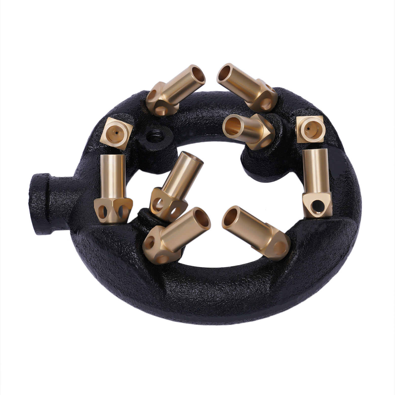 10-Head Jet Burner for Wok Cooking, 80,000 BTU Natural Gas Burner
