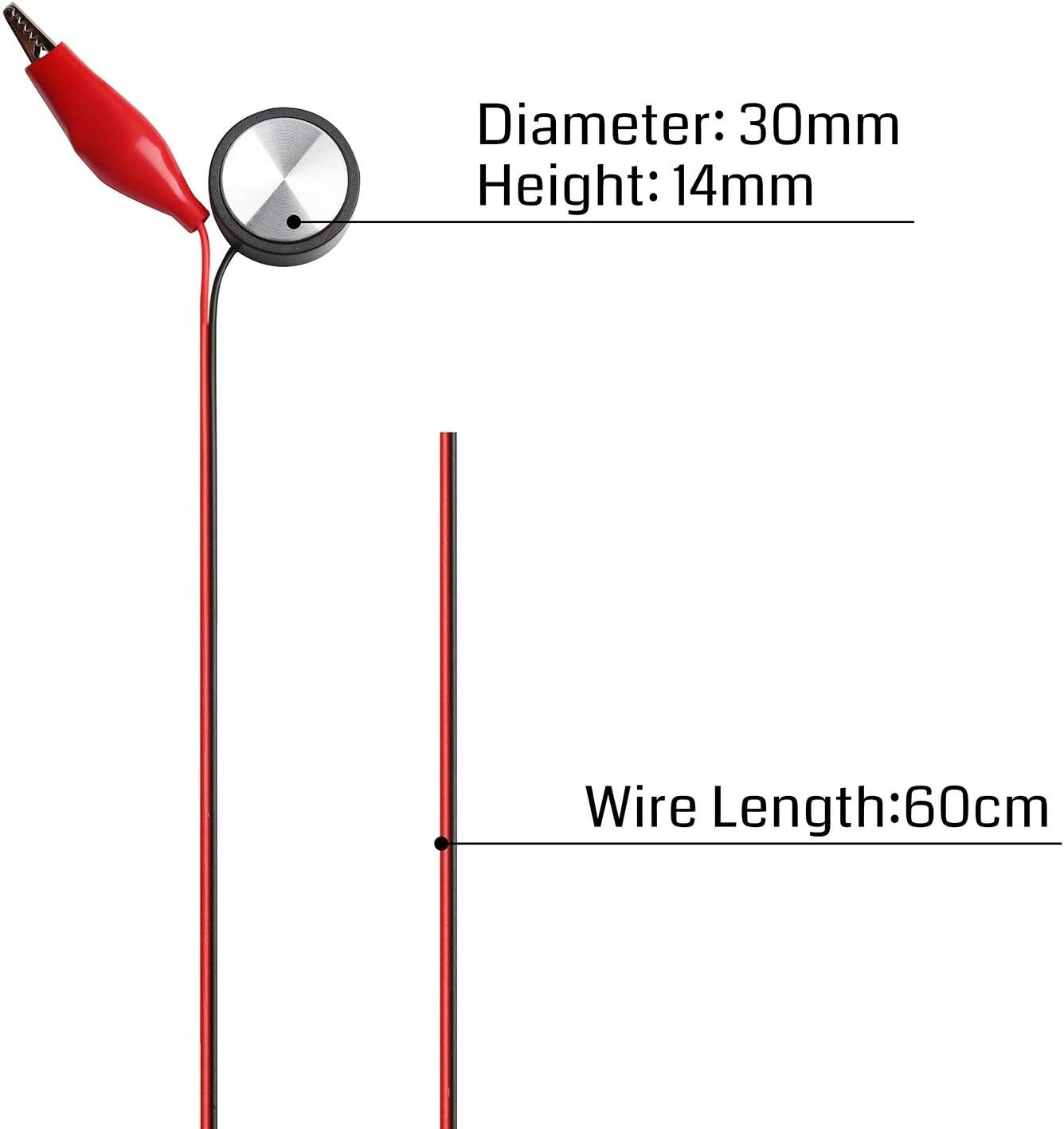 SainSmart CNC Router Z-Axis Tool Setting Touch Probe, Compatible with Grbl/Mach