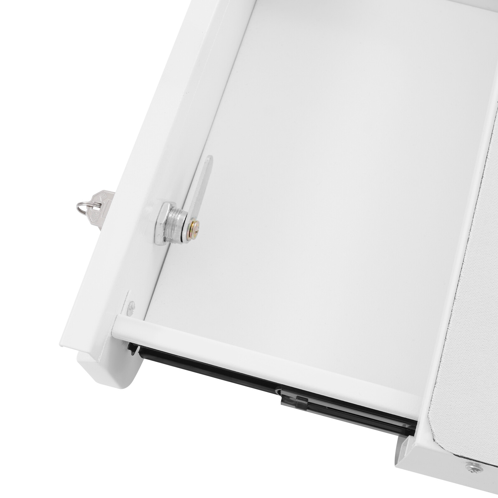 Under Desk Pull-Out Drawer, Lockable Sliding Storage Drawer, Under Desk Drawer