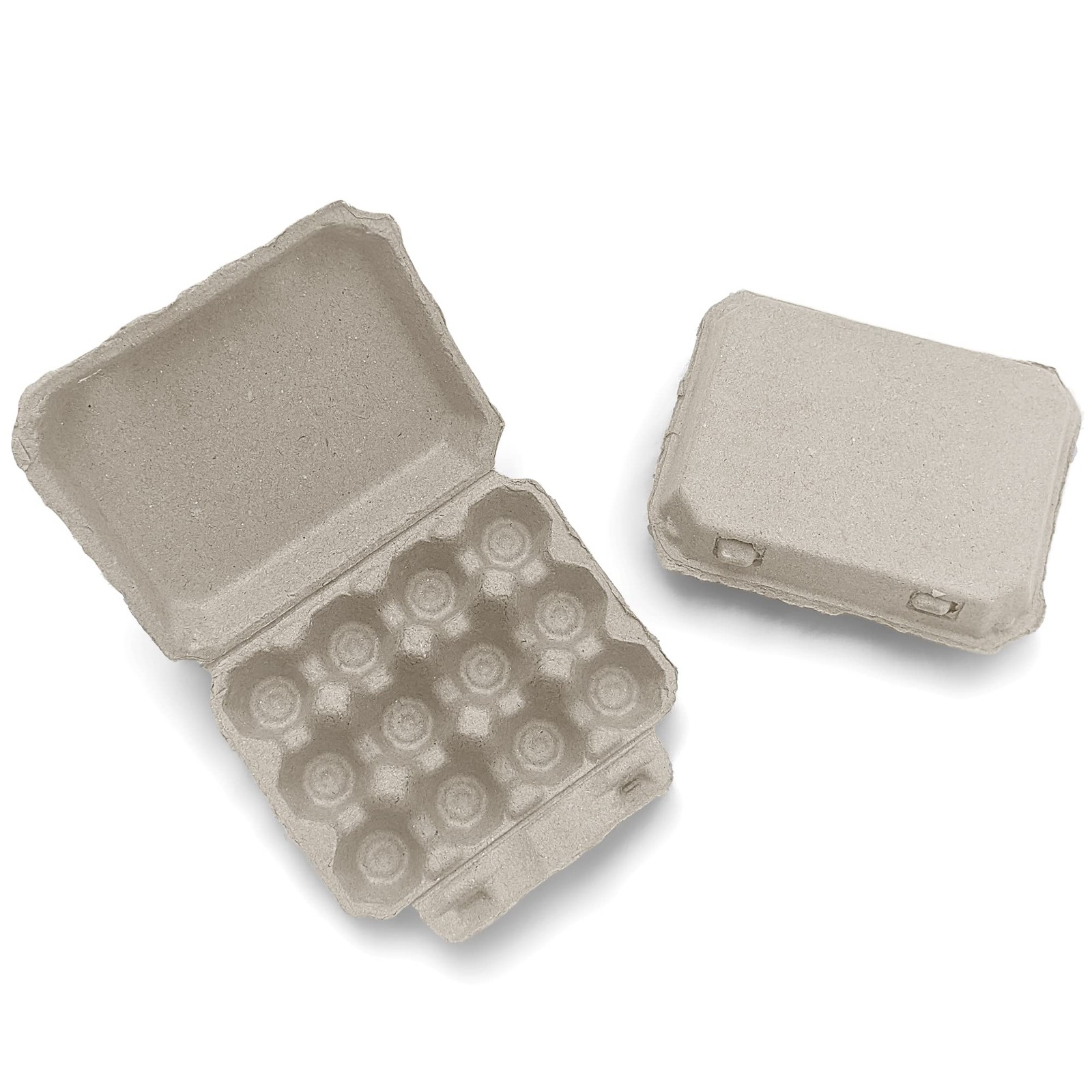 30 PCS Quail Egg Cartons Recycled Cardboard Paper Pulp 3×4 Square 1 Dozen Box