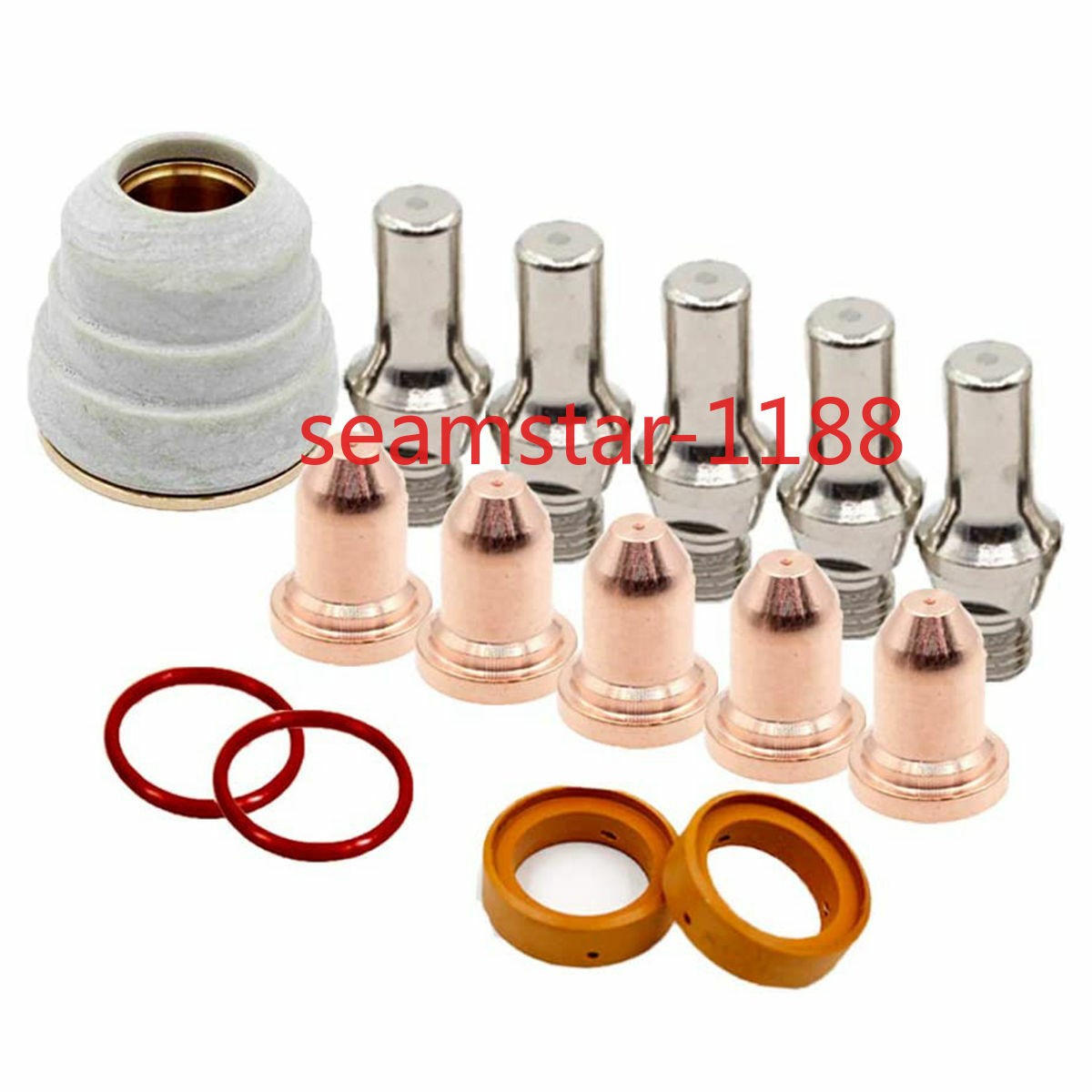 LC25 Torch Electrode Tip Cup Ring KP2842-1 Lincoln Electric Tomahawk 375 15pcs
