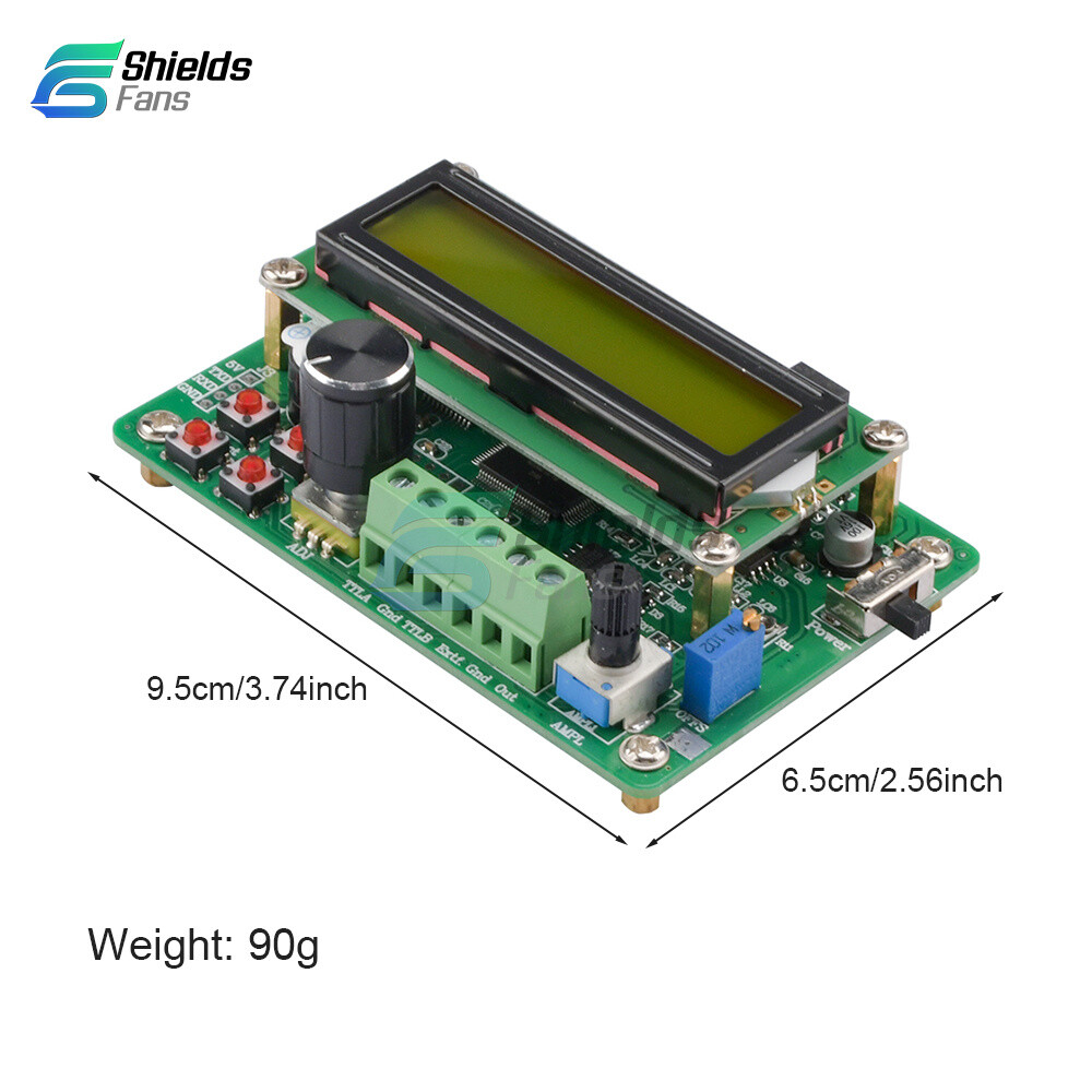 DDS Function 5MHz Signal Generator Module Sine/Triangle/Square Wave TTL Output D