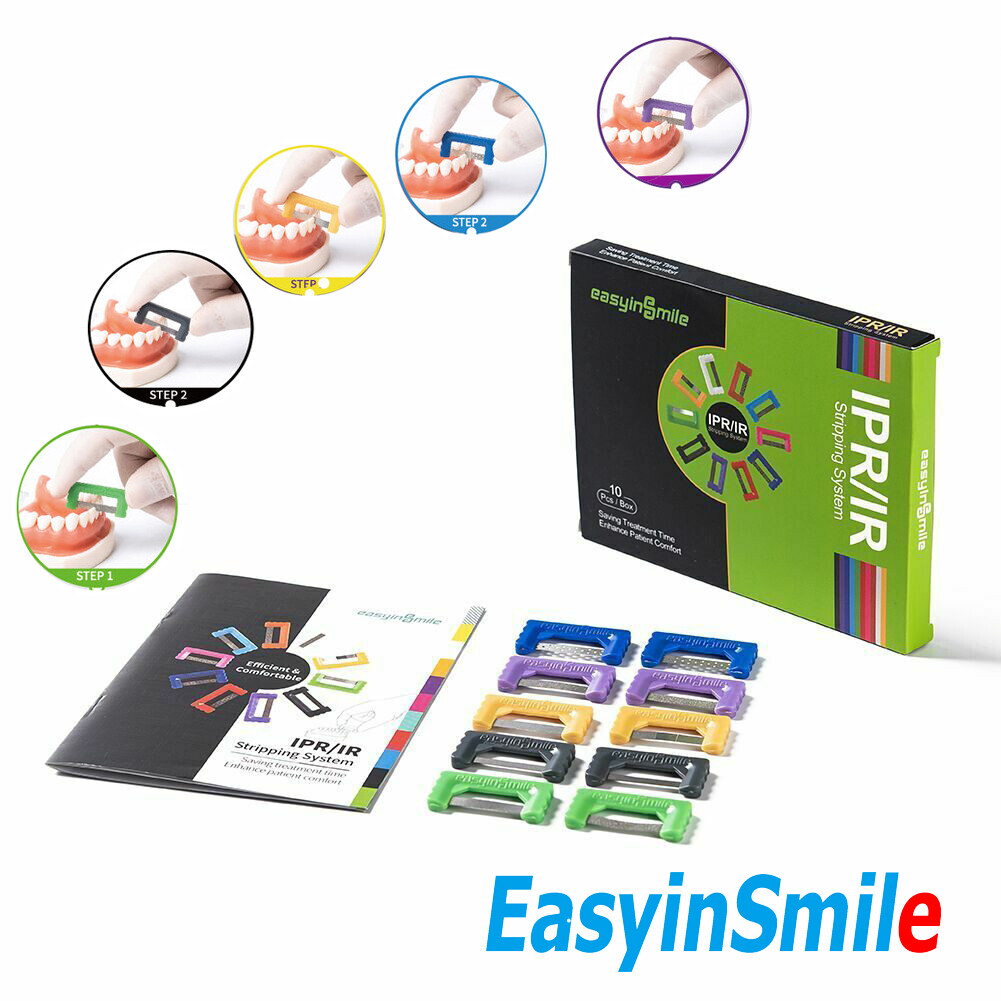 Dental Interproximal Strips 10pcs Easyinsmile Enamel Restorative Reduce IR Reuse