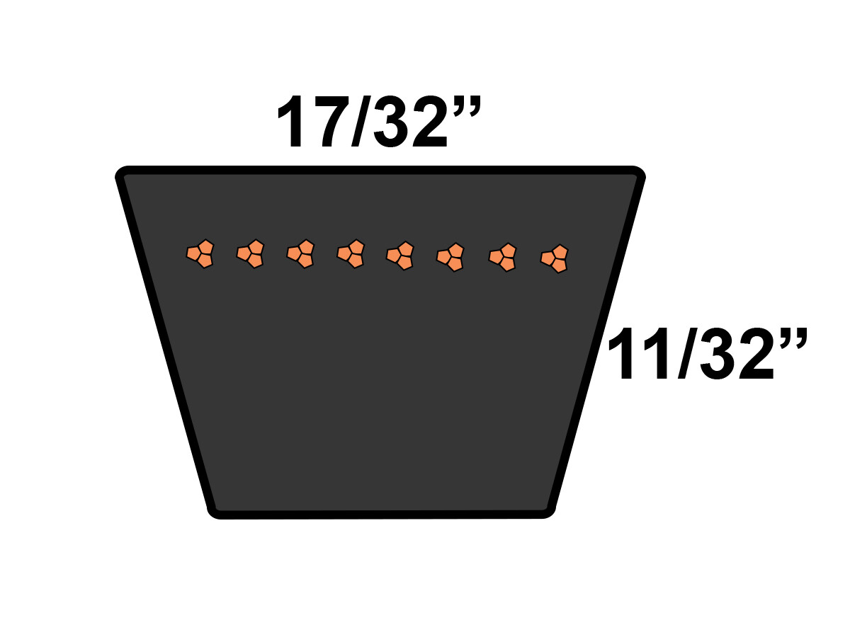 CATERPILLAR 7W3896 Replacement Belt
