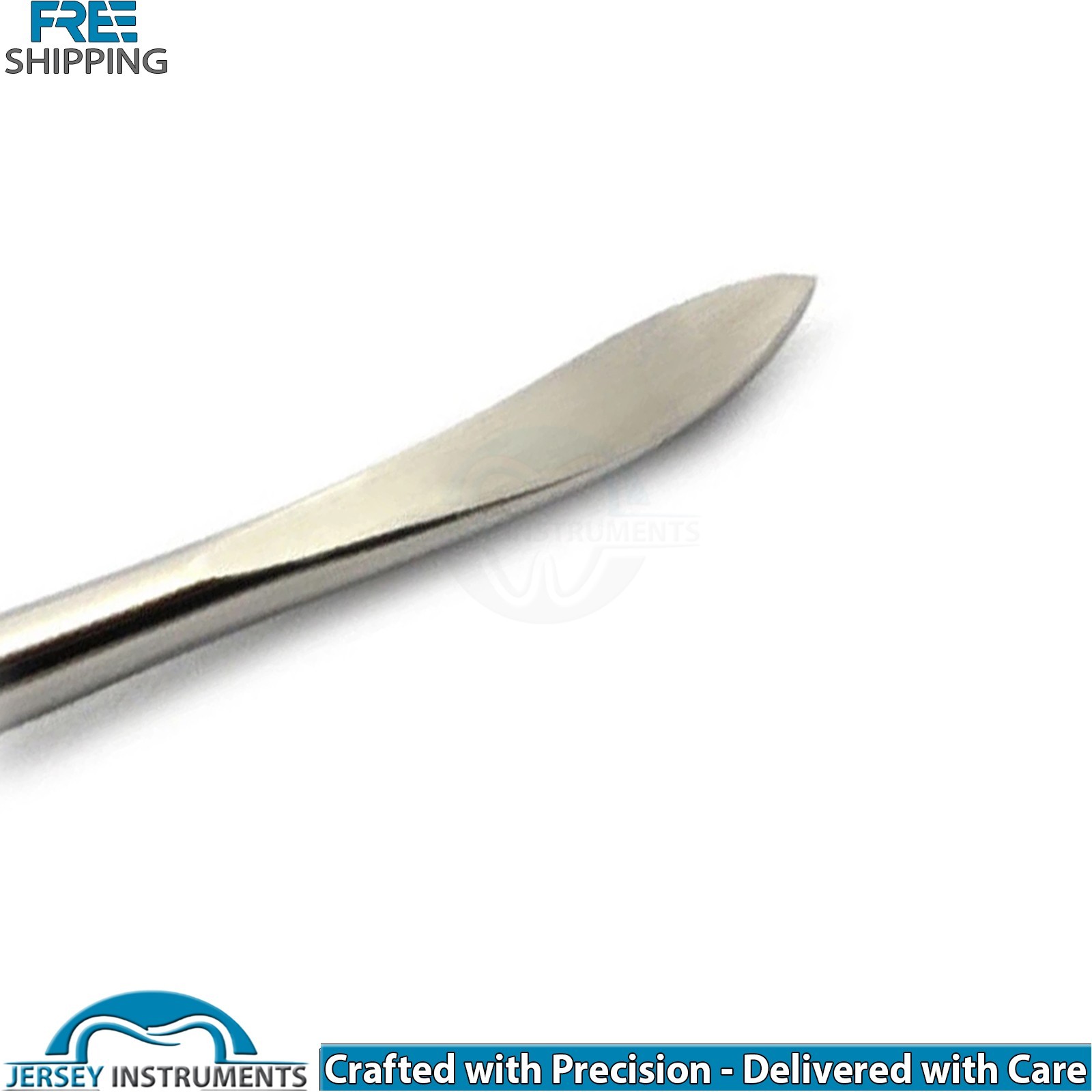 Set of 5 Implant Surgery Tunneling Elevators Blue Tip Dental Surgical Instrument