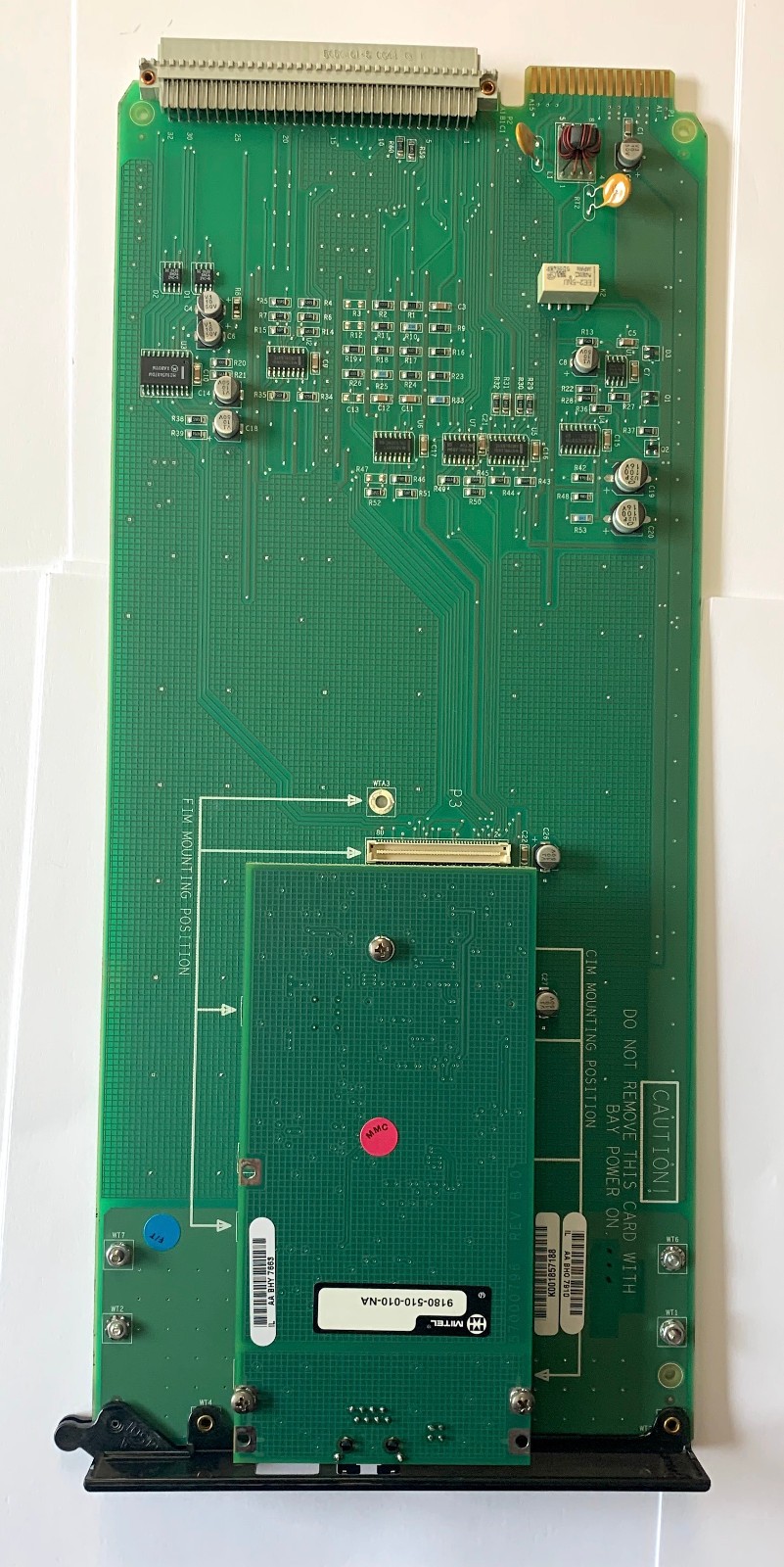 Mitel SX-200 9109-616-001-NA Peripheral Interface Card w/ 9180-510-010-NA
