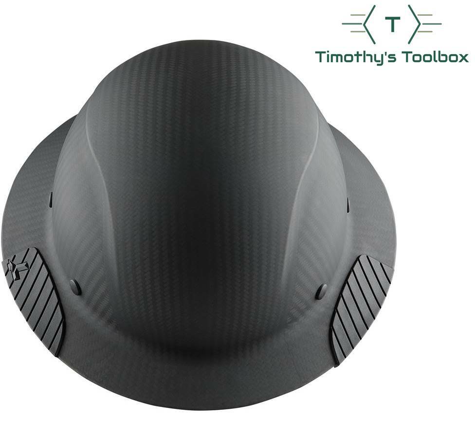 Lift Safety HDFM-17KG Dax Carbon Fiber Composite Hard Hat- Matte Black