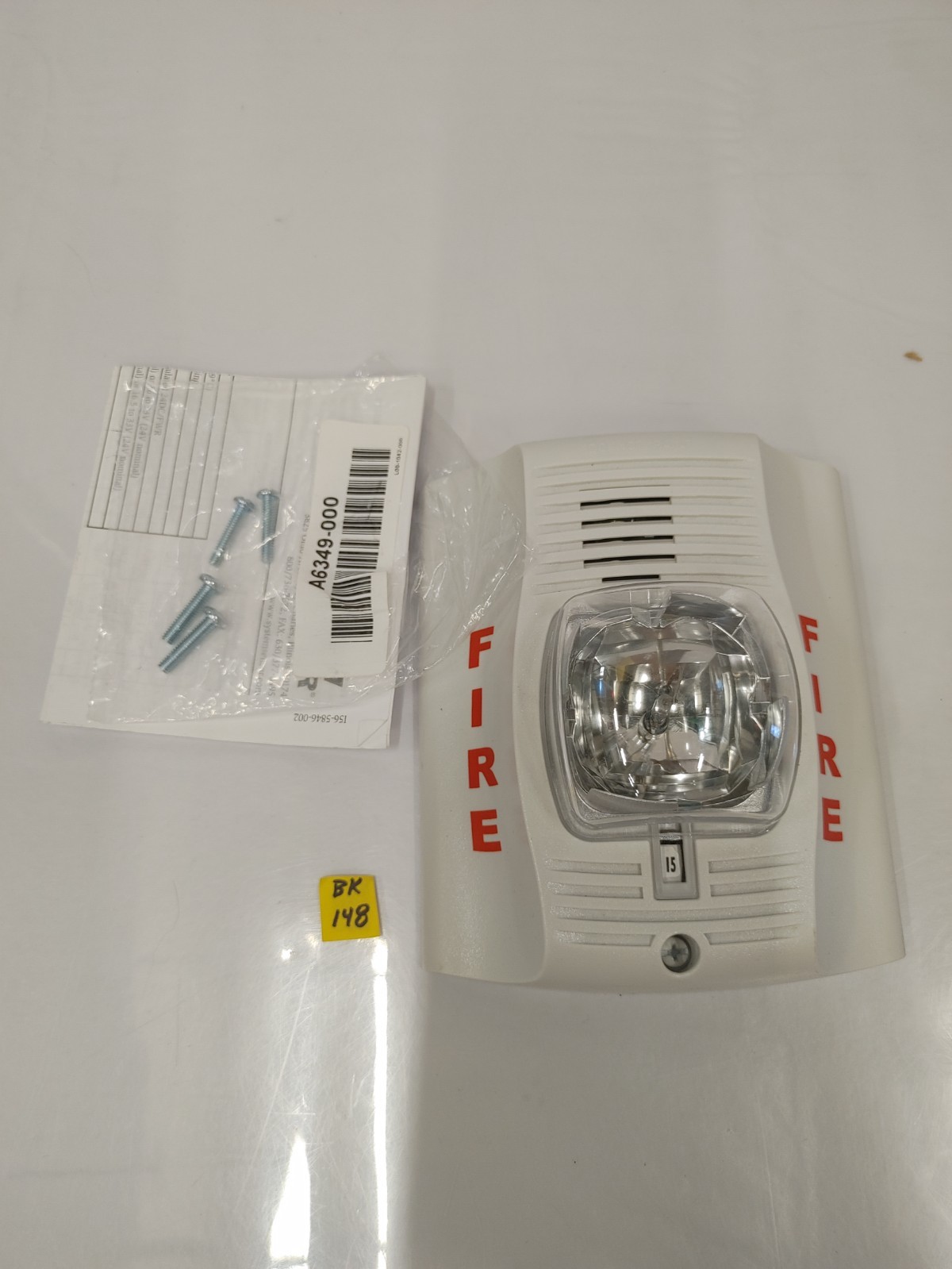 System Sensor P2WK Horn Strobe – NO BACKPLATE OR HARDWARE