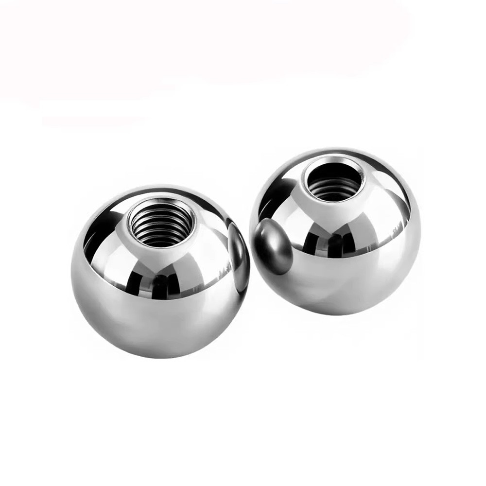 Stainless Steel Balls With Female Threaded Hole Ball Knob Nuts Ø5mm-40mm M2-M20