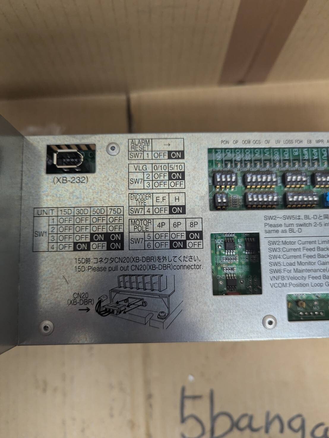 OKUMA BLIII-D Type D U0213-0006-002-11 Servo Amplifier From Working Machine