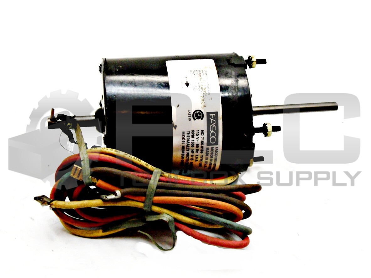 Fasco 7164-0186 Motor Type U64 1500RPM 115V 60HZ 1Amp 1/15HP