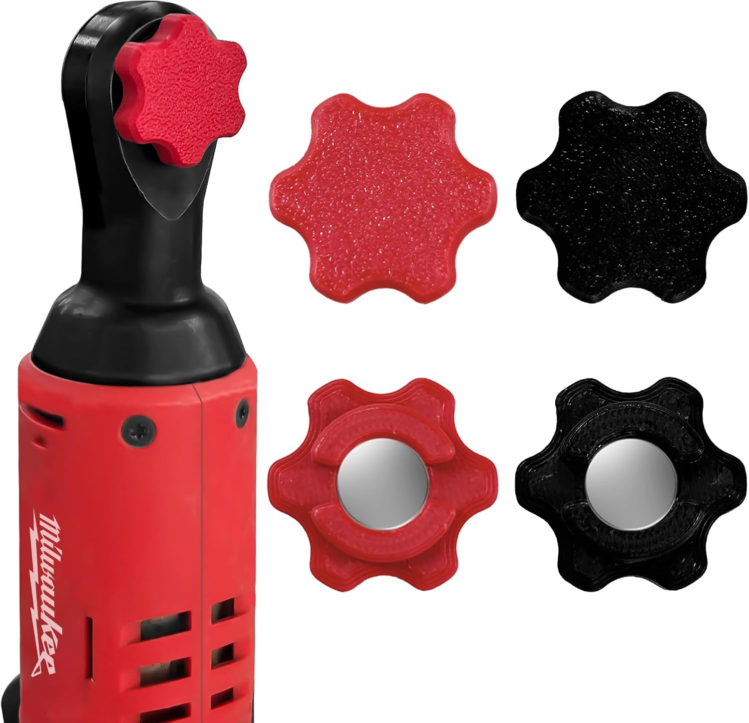 Magnetic Ratchet Switch for Milwaukee M12 – Reversible Ratchet Knob 3/8 Socket S