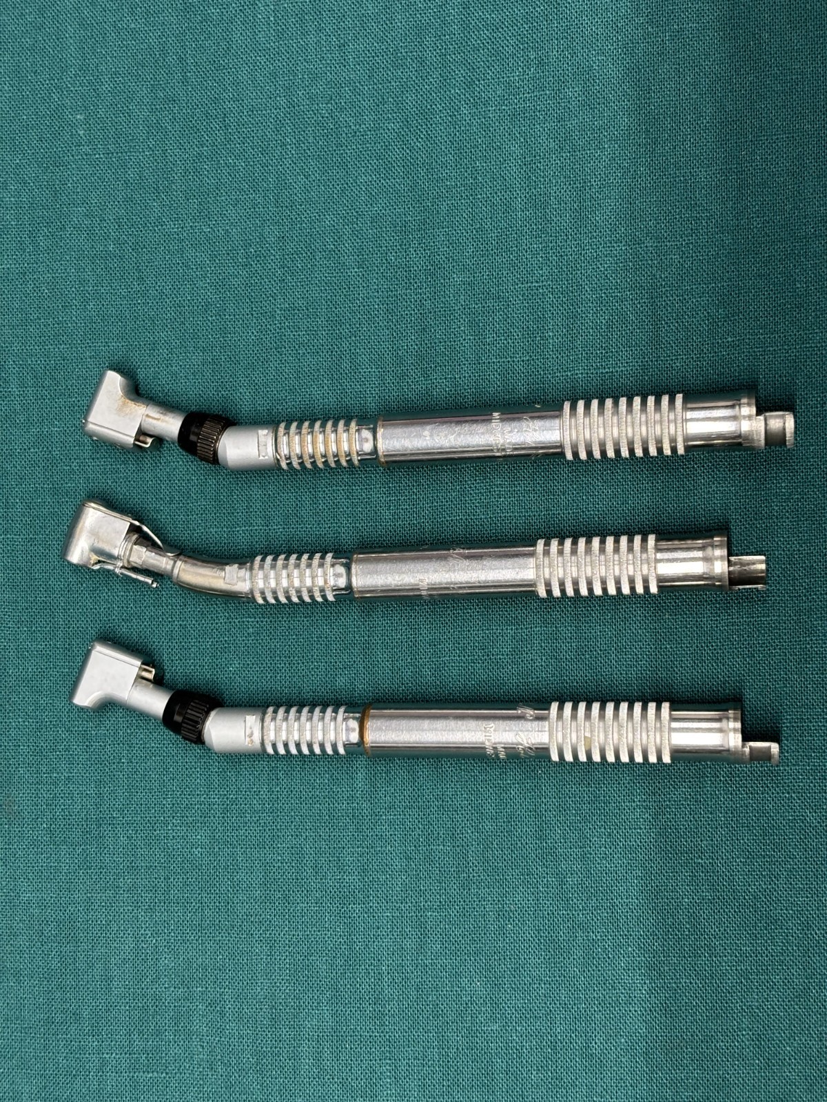 Vtg Midwest American True-Torc Dental Handpiece +Attachments +Parts (18H)
