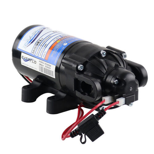 Everflo EF2200-QA 12-Volt Diaphragm Pump with Quick Attach Ports