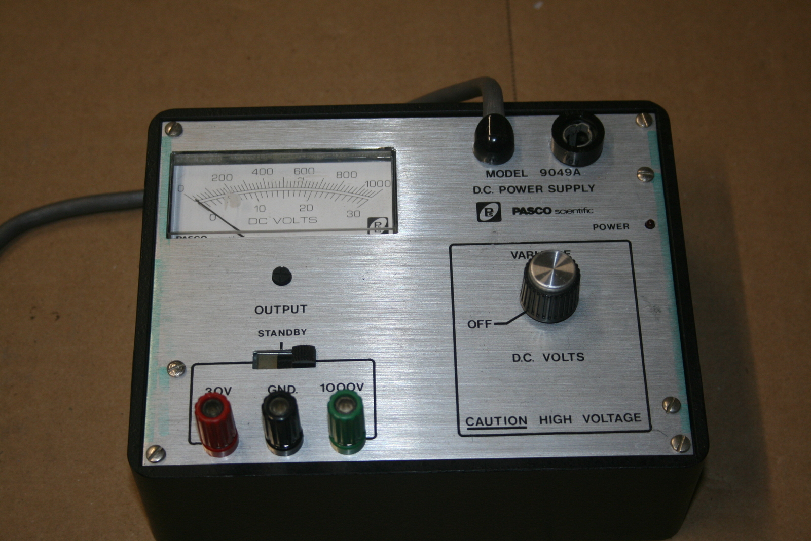 Pasco Sceintific 9049A Power supply 0-1000v