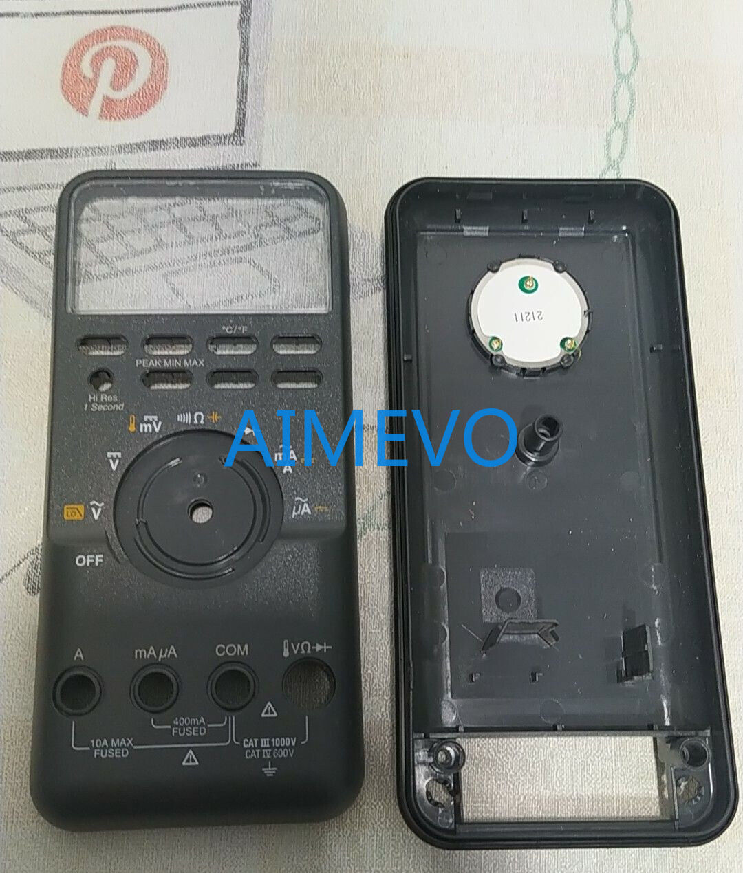 1PC FOR FLUKE 87V front shell + back shell, top and bottom cover FLUKE87V CASE