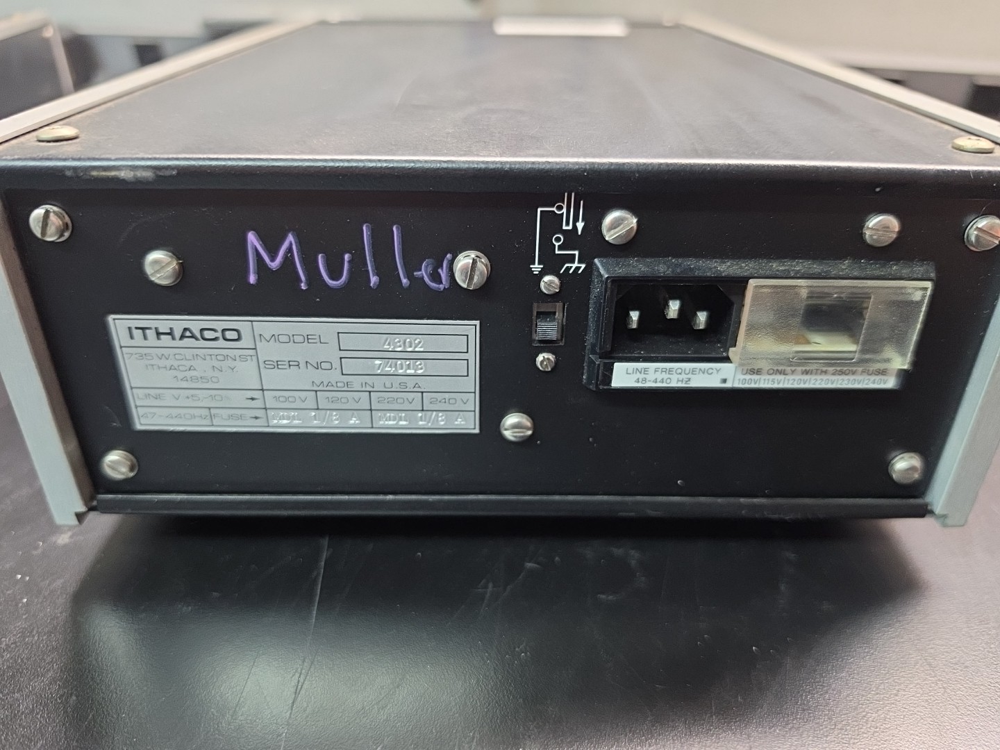 Ithaco 4302 Dual 24dB / Octave Filter- Free Shipping
