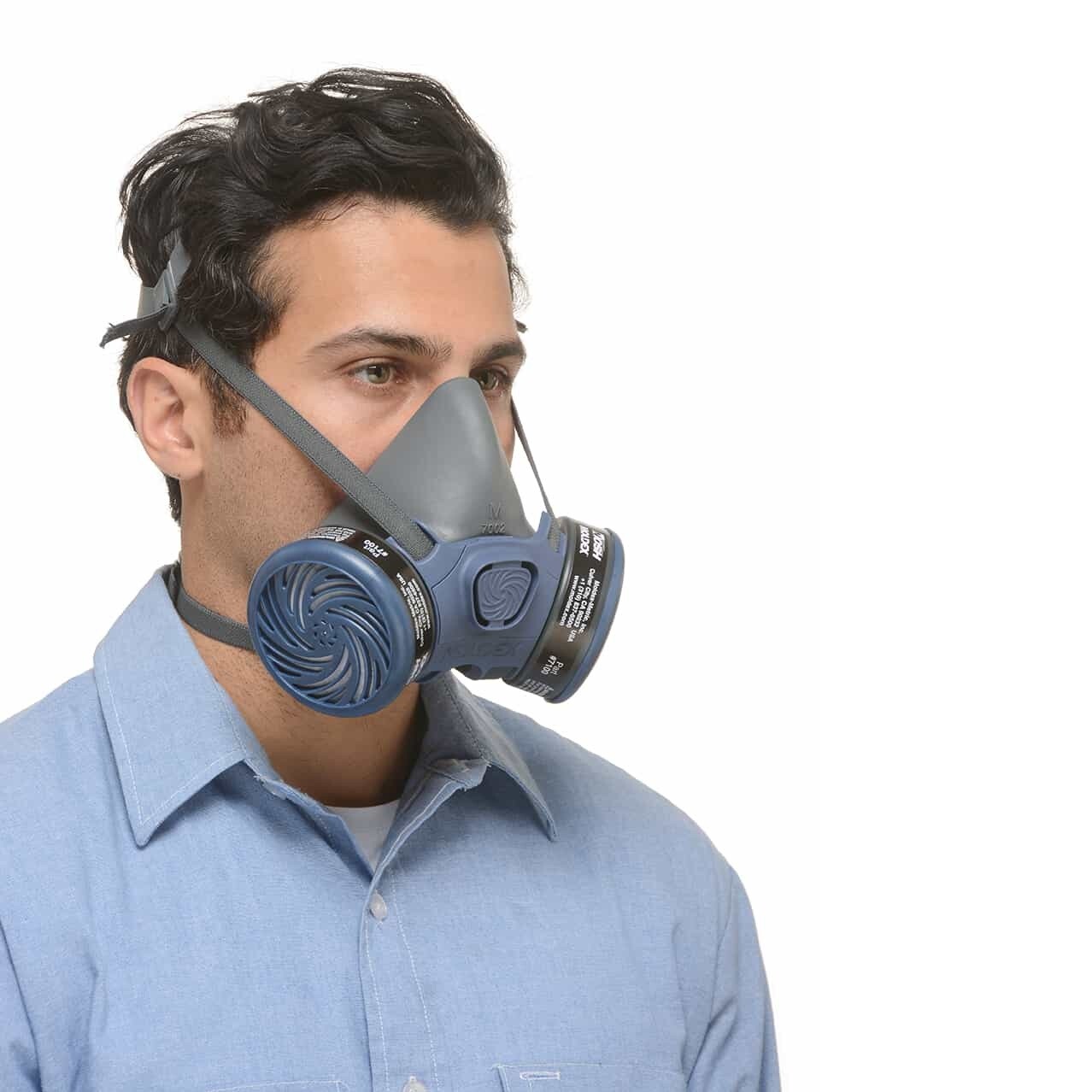 Moldex Half Face Respirator Mask with Cartridge Option, Respiratory Protection