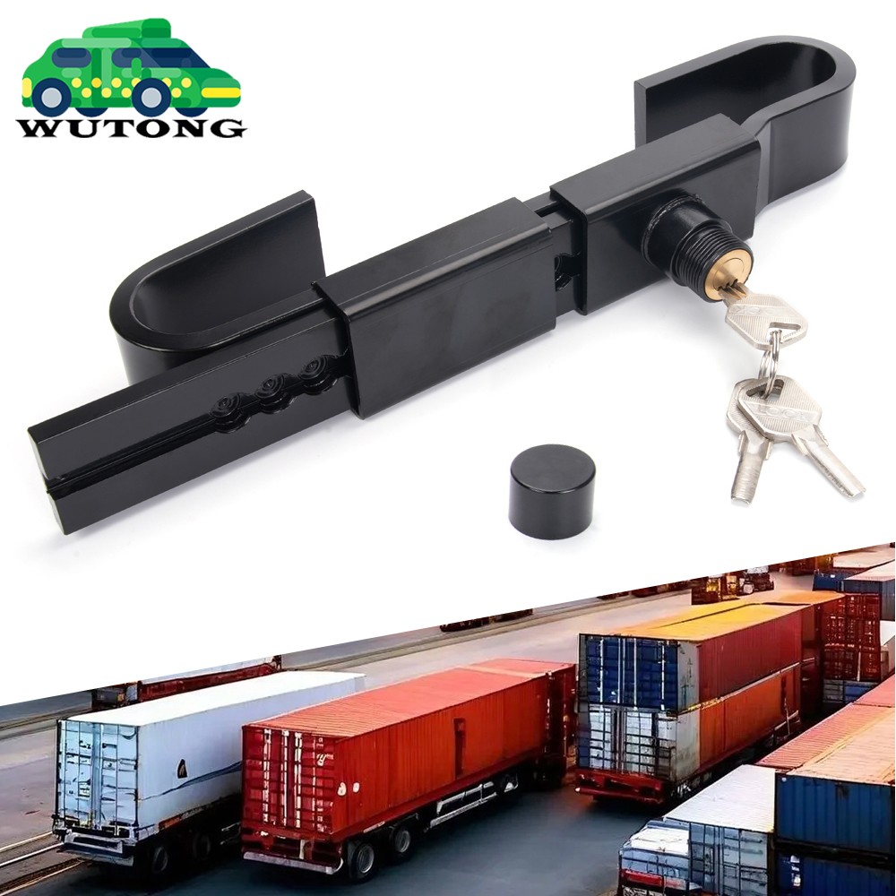Shipping Container Lock Heavy Duty Steel Trailer Box Cargo Door Lock with 3 Keys