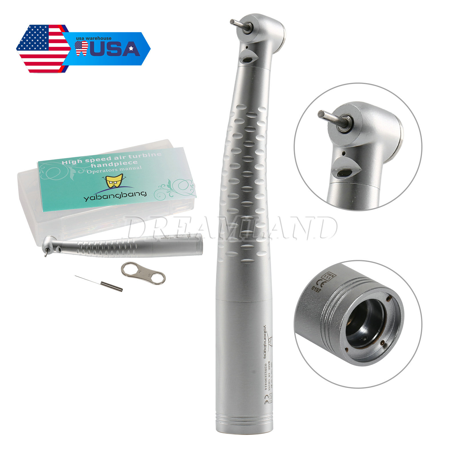 KAVO STYLE Dental Fiber Optic LED High Speed Handpiece YB6/YD6 USA
