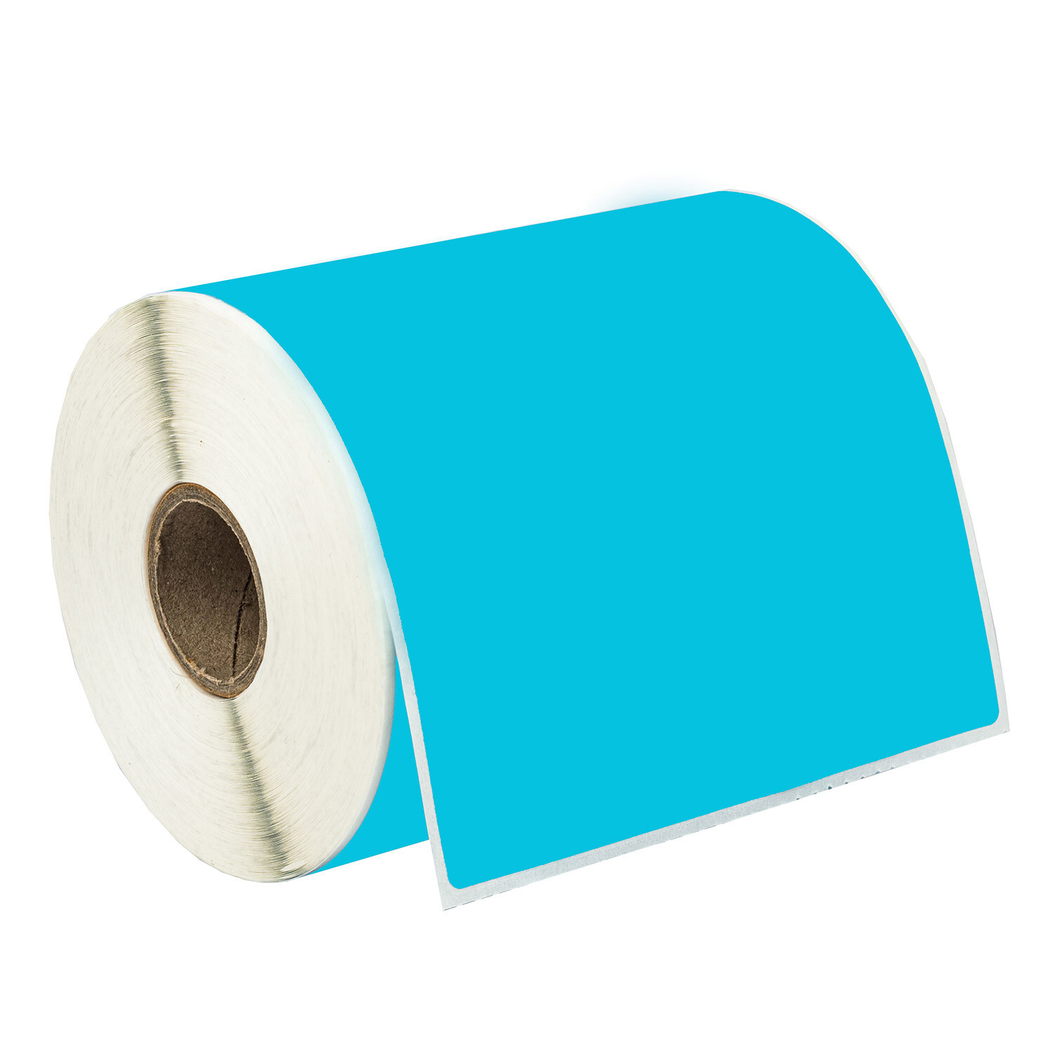 ZEBRA 4×6 COLOR (4″ x 6″) BLUE Direct Thermal Labels – 1″ Core – (4) Rolls/250