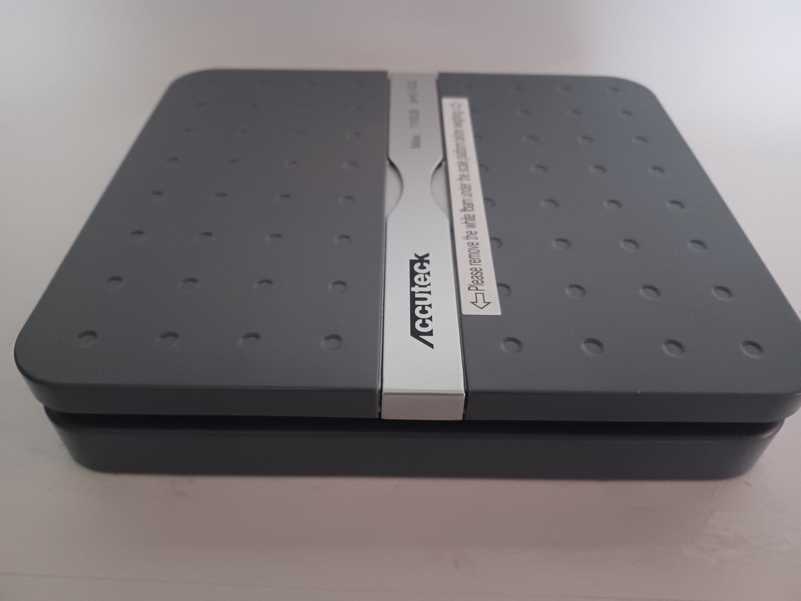 Accuteck ShipPro W-8580 110lbs x 0.1 oz Gray Digital shipping scale -INCOMPLETE!