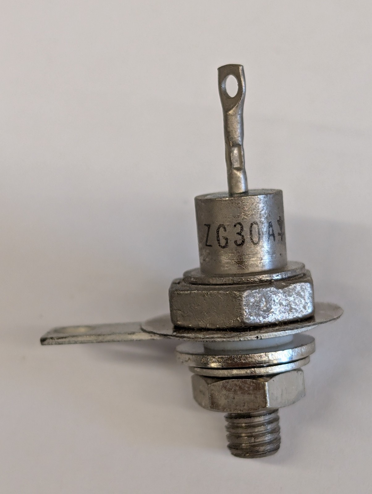 Vintage Diode PN ZG30A 3H, Unknown Manufacturer, Probably Rare 1960s Gov Surplus