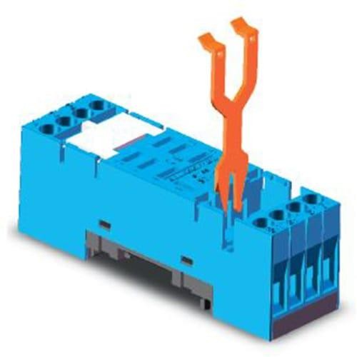 1PC TURCK S7-C Relay Socket,8 Pin,2 Pole,1 Level,10A,For C7-A20/C7-T21/C7-G