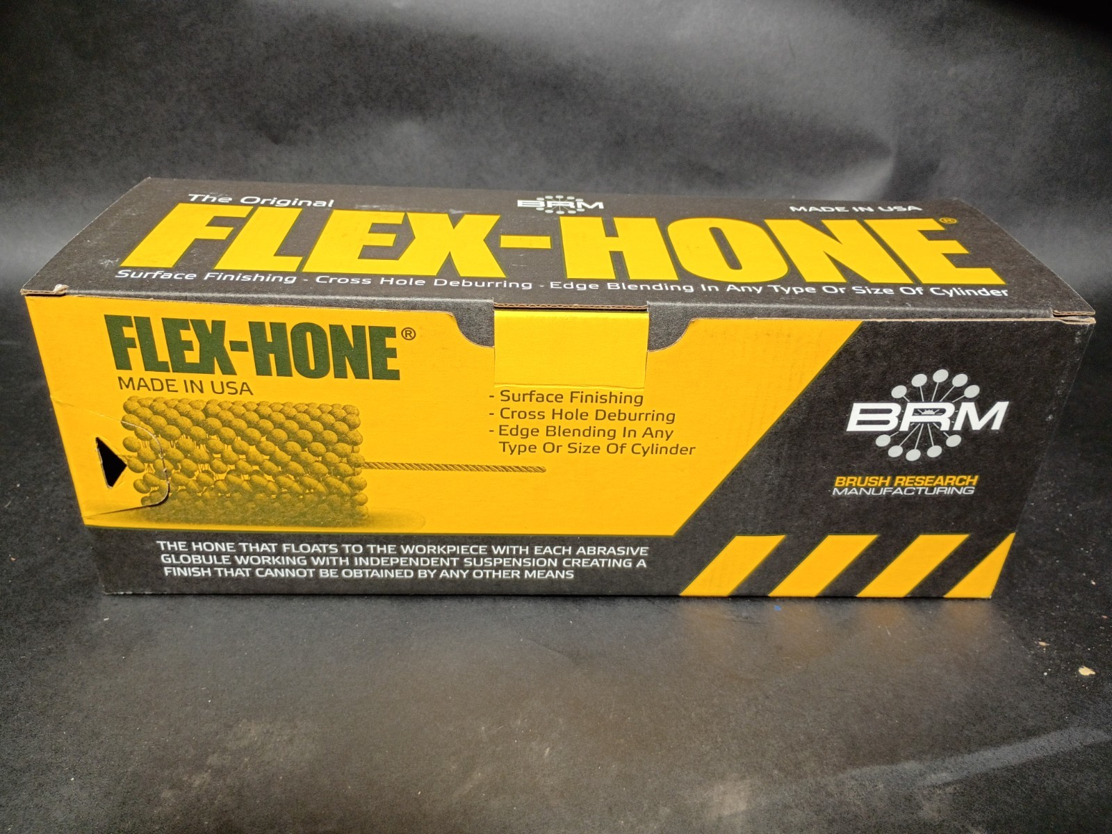 FLEX-HONE 3-1/2 in Silicon Carbide 120 Grit Cylinder Hone GB31212