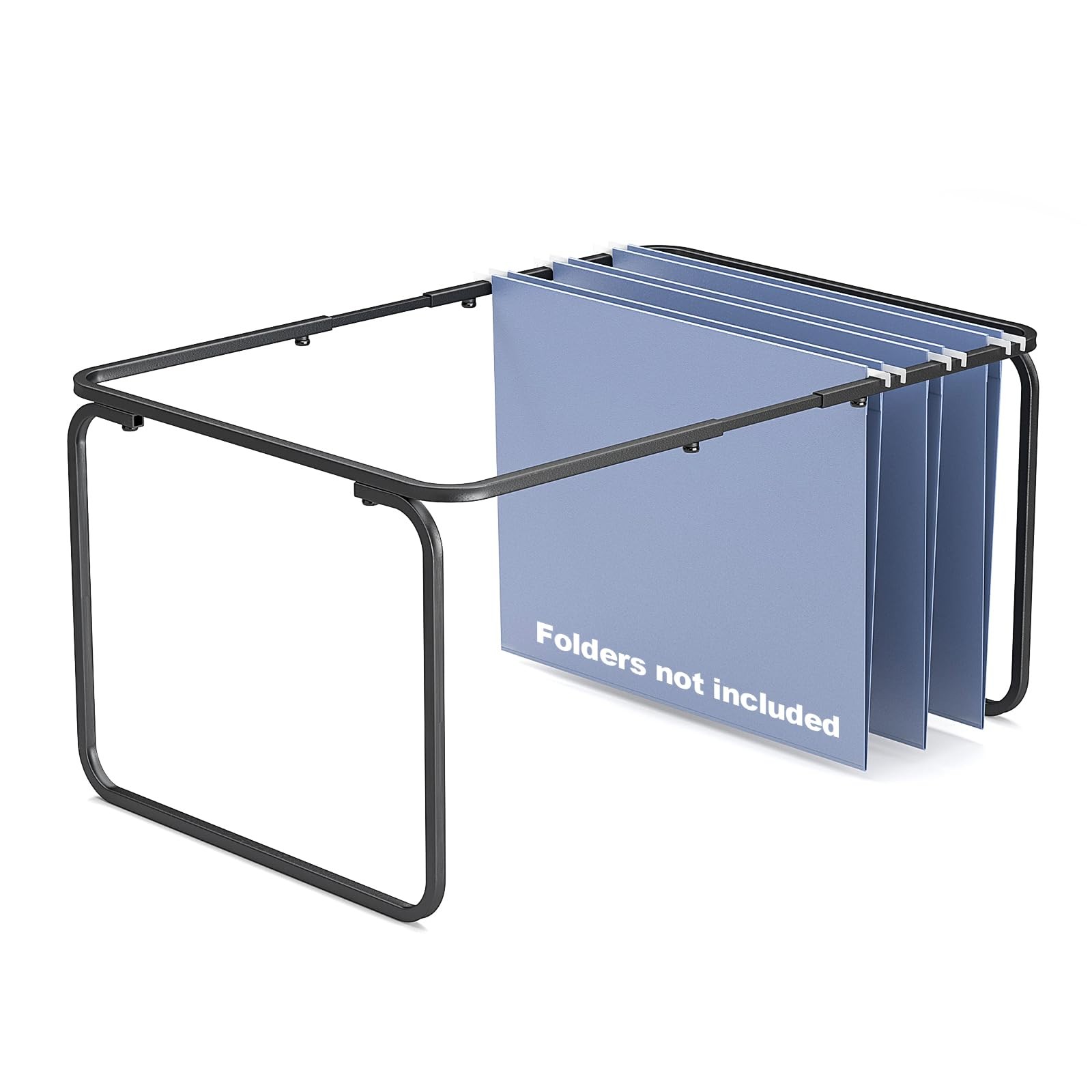Hanging File Folder Frame,Legal/Letter Size,Adjustable Length 16-25 inches,12…