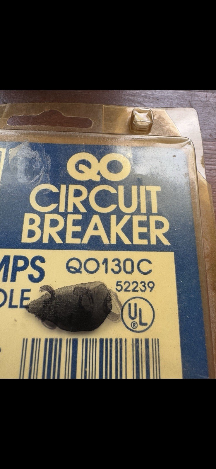 NEW SQUARE D QO130C QO130 CIRCUIT BREAKER 30 AMP 240V 1 POLE OLD STOCK