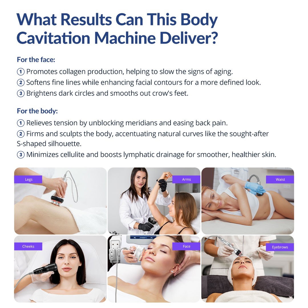 myChway 9 in 1Beauty Machine for Body Massage Facial Skin Care Spa Salon Spa Use