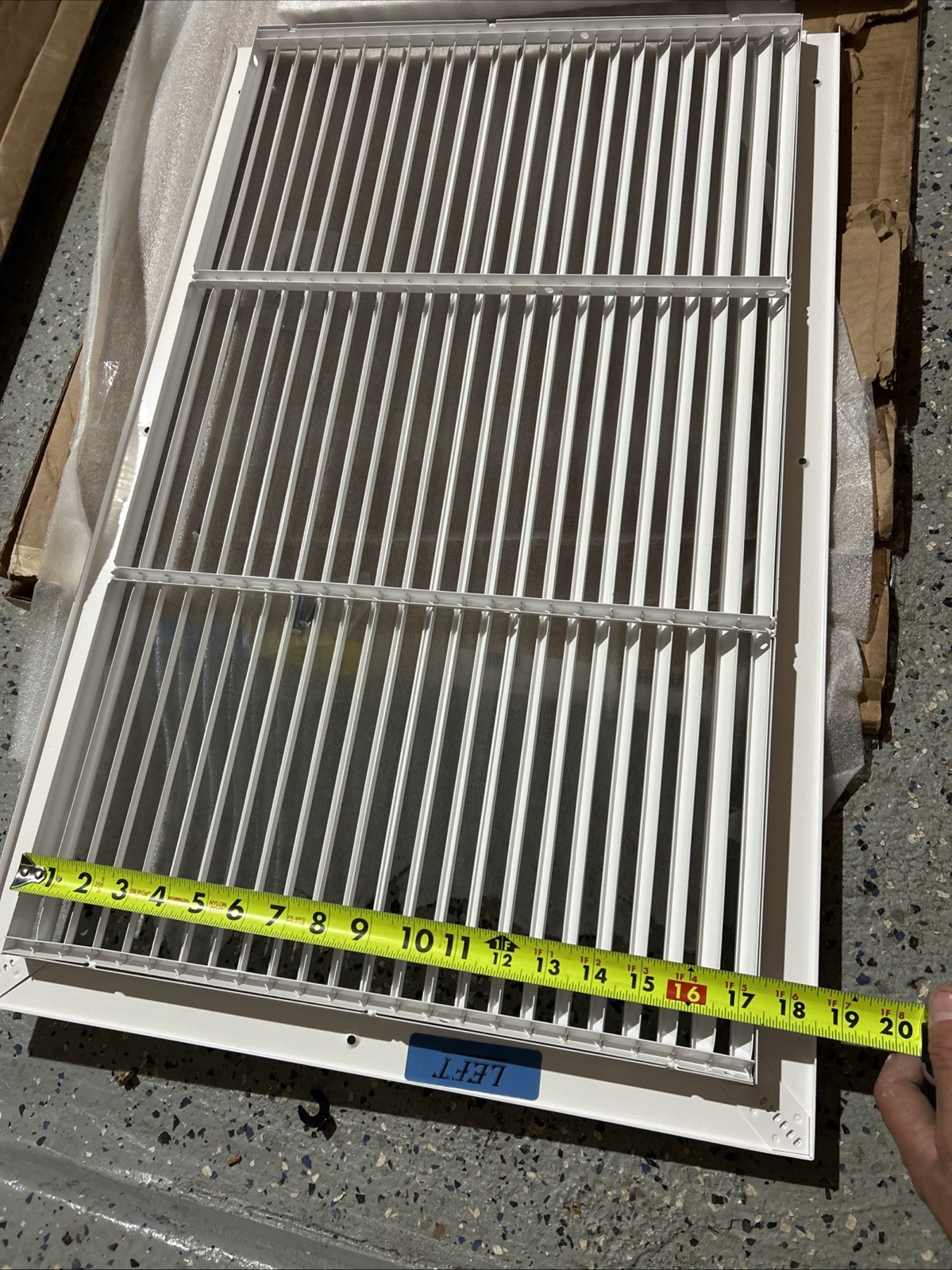 Titus 20×62 Air Vent Powder Coated Steel