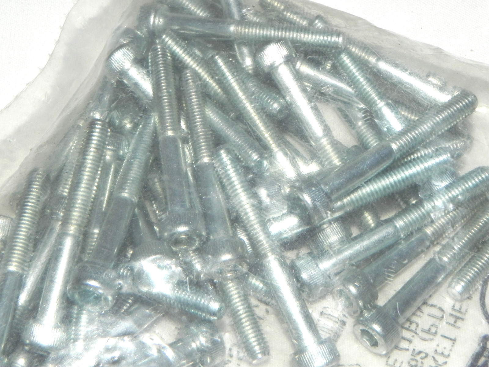55) M5x40mm Metric Head Socket Cap Screw, Grade 12.9 Zinc Baked DIN 912/ISO 4762