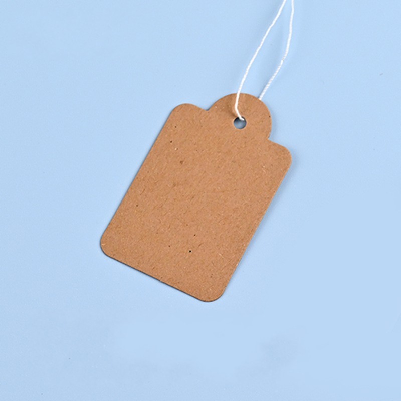 1000/500/200/100Pcs Tags 1.89 × 1.18 Inch/1.18 × 0.78 Hang Tag with Strings