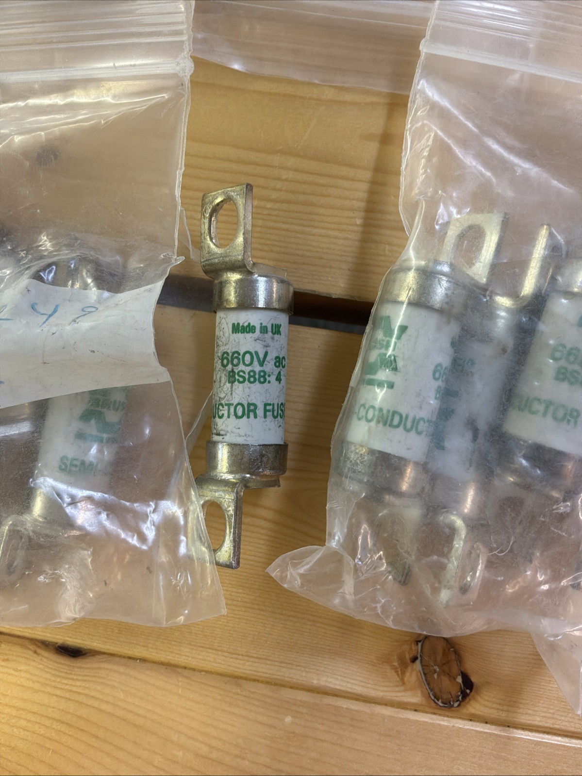Large Mixed Industrial Fuse Lot Bussmann Gould Mersen Littelfuse NOS Surplus