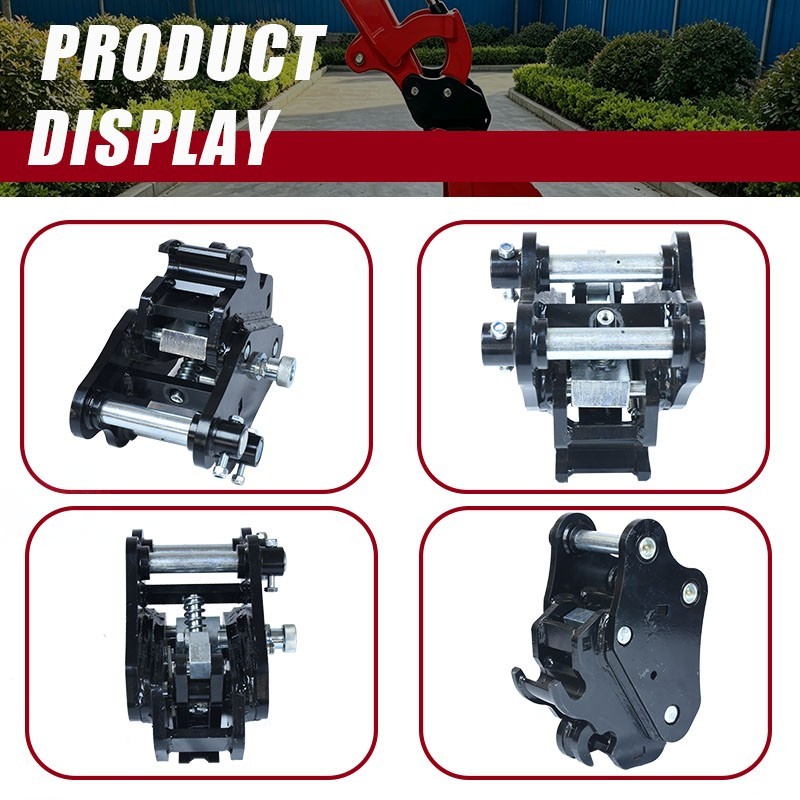 Semi-auto tool-free quick coupler for mini excavators local stock free shipping