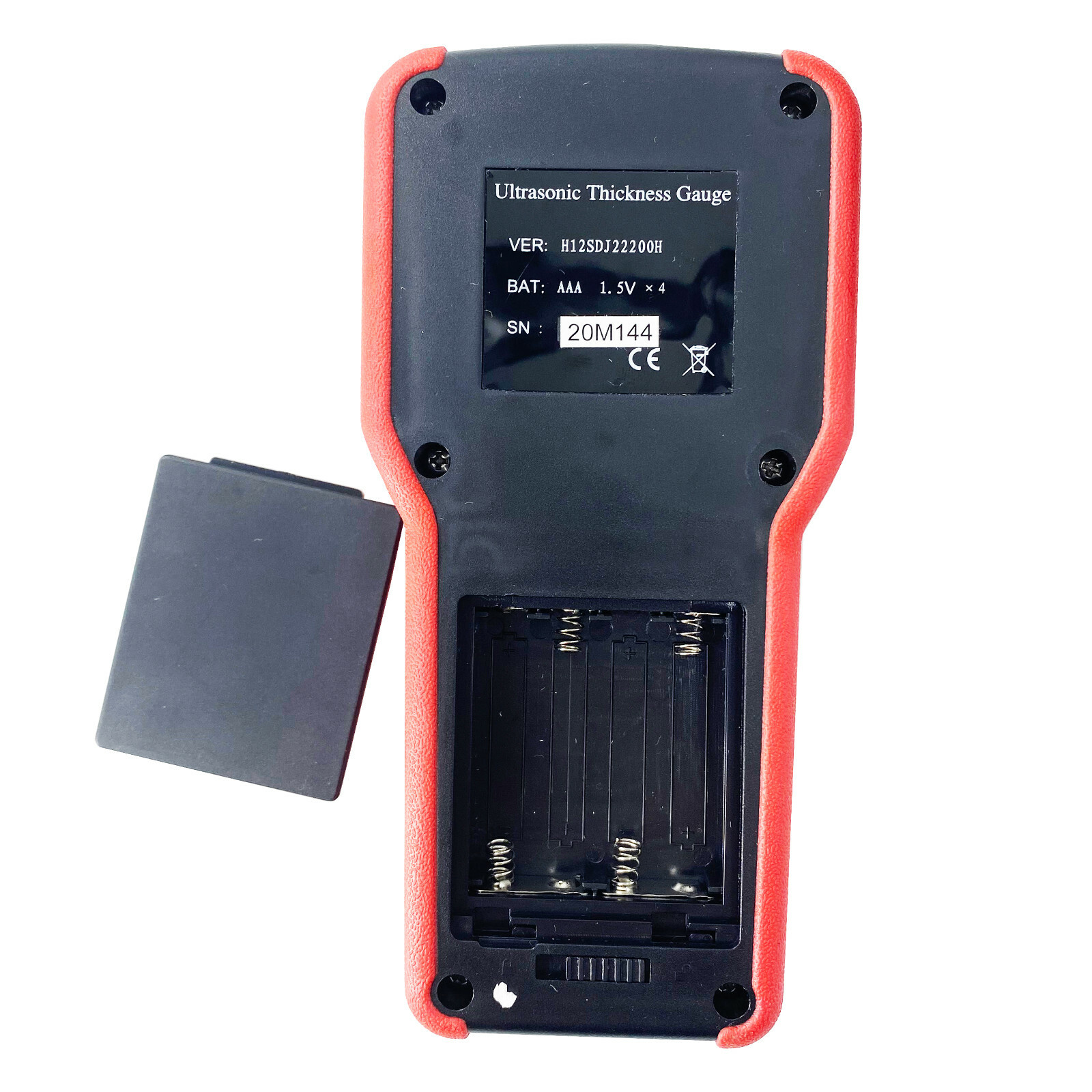 Ultrasonic Thickness Gauge Tester for Metal Plastic Glass 0.03 to 15.74 Inch
