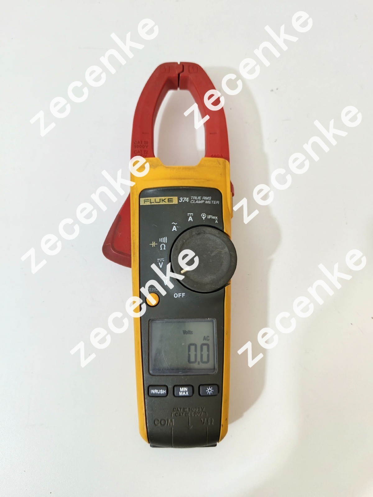 Fluke 374 True RMS Clamp Meter + Leads 600A AC/DC | TESTED