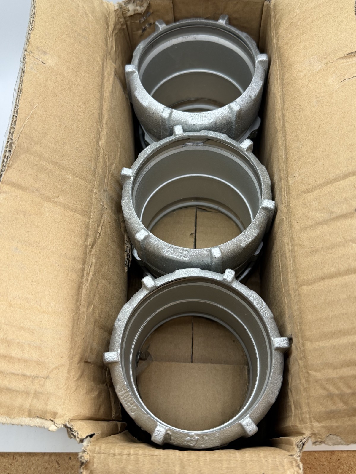 (Box Of 3) Topaz 258 3″ Rigid Compression Coupling IMC Conduit Cast Iron