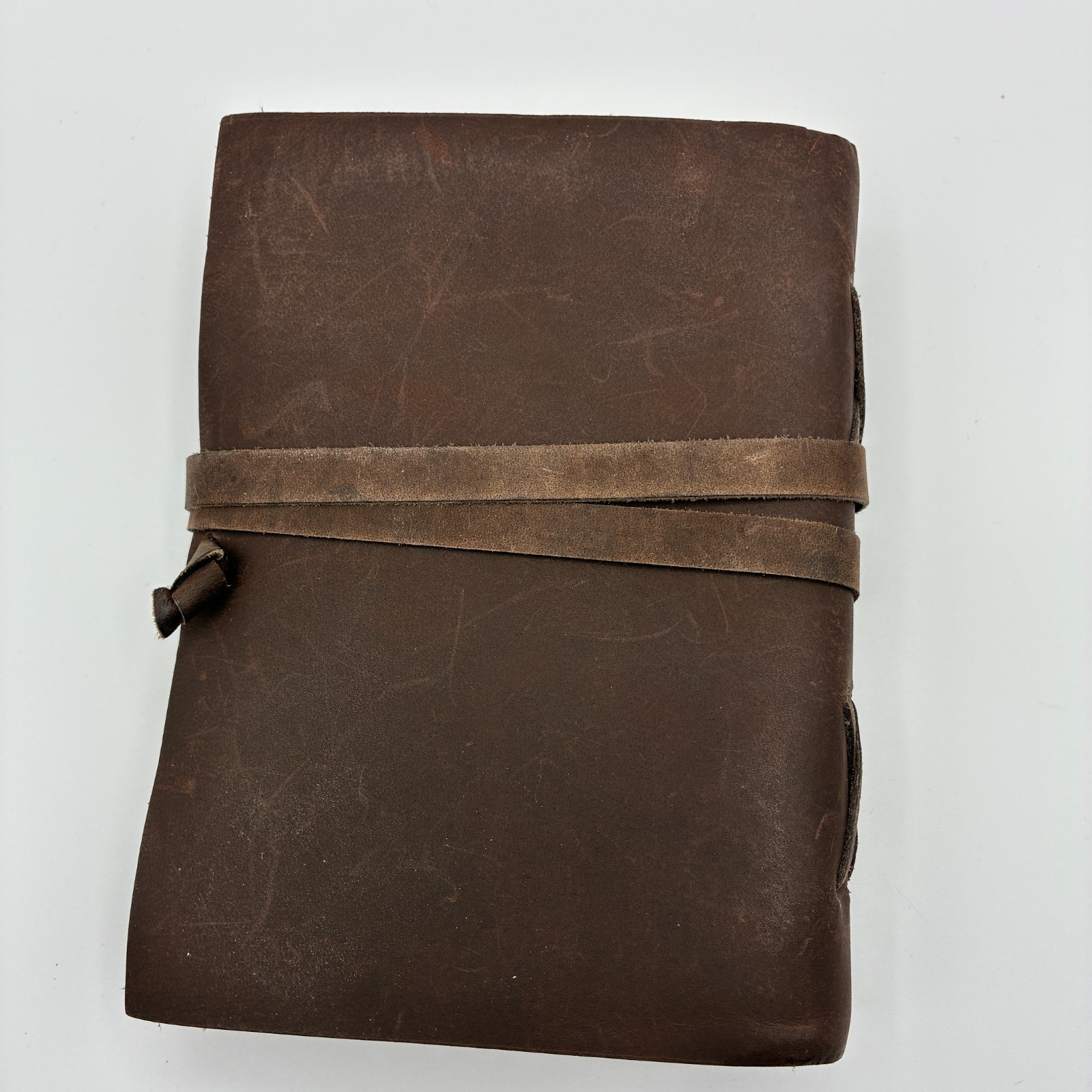 NEW Rustic Leather Bound Wrap Journal Book Handmade Paper Pages Blank
