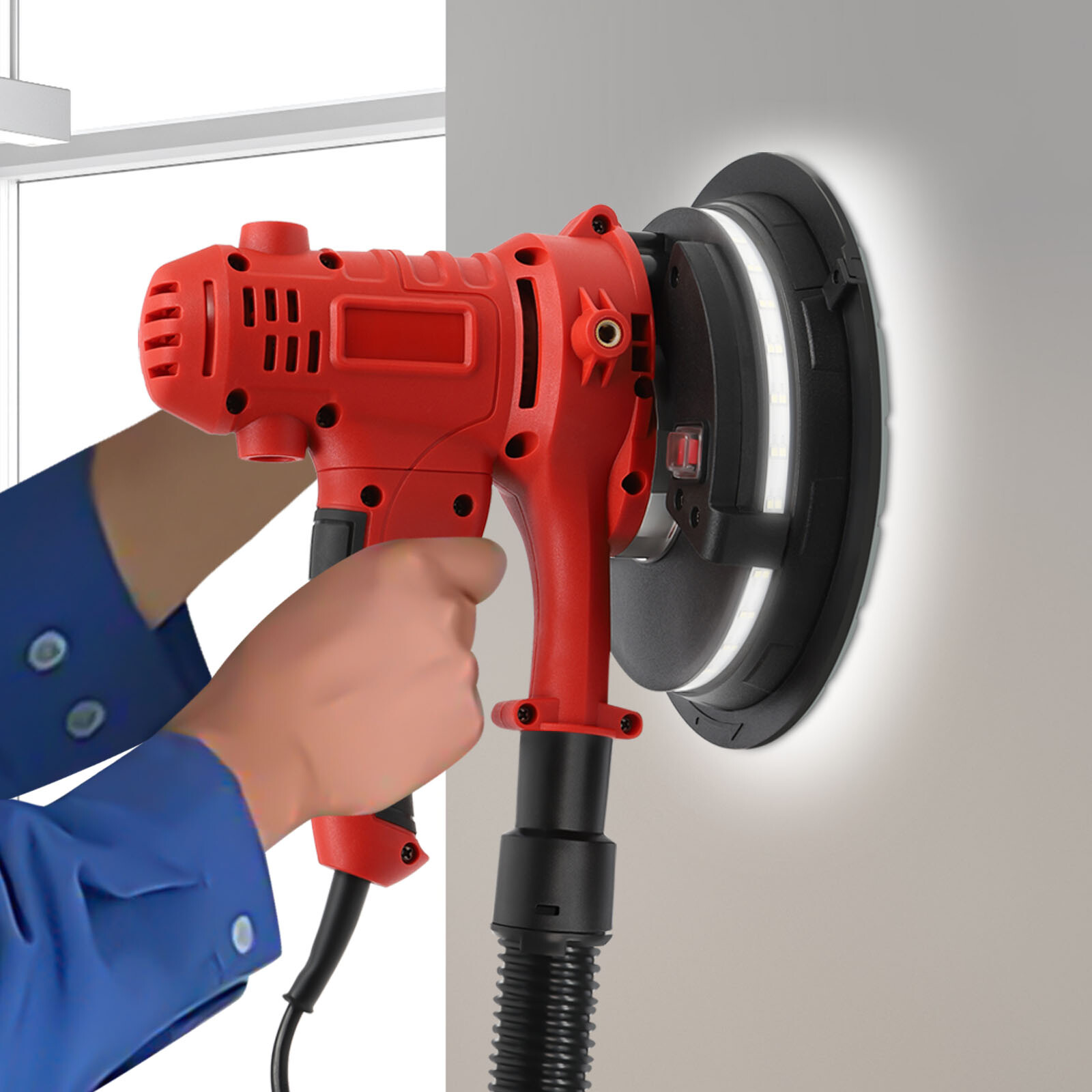 Electric Drywall Sander Hand Sanding Machine Portable Polishing Machine 1200W