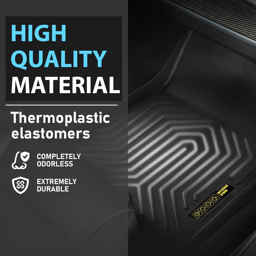TPE Floor Mats & Cargo Liners for 2021-2025 Sienna 7-Seat LE/XLE/XSE/Ltd 4PCS