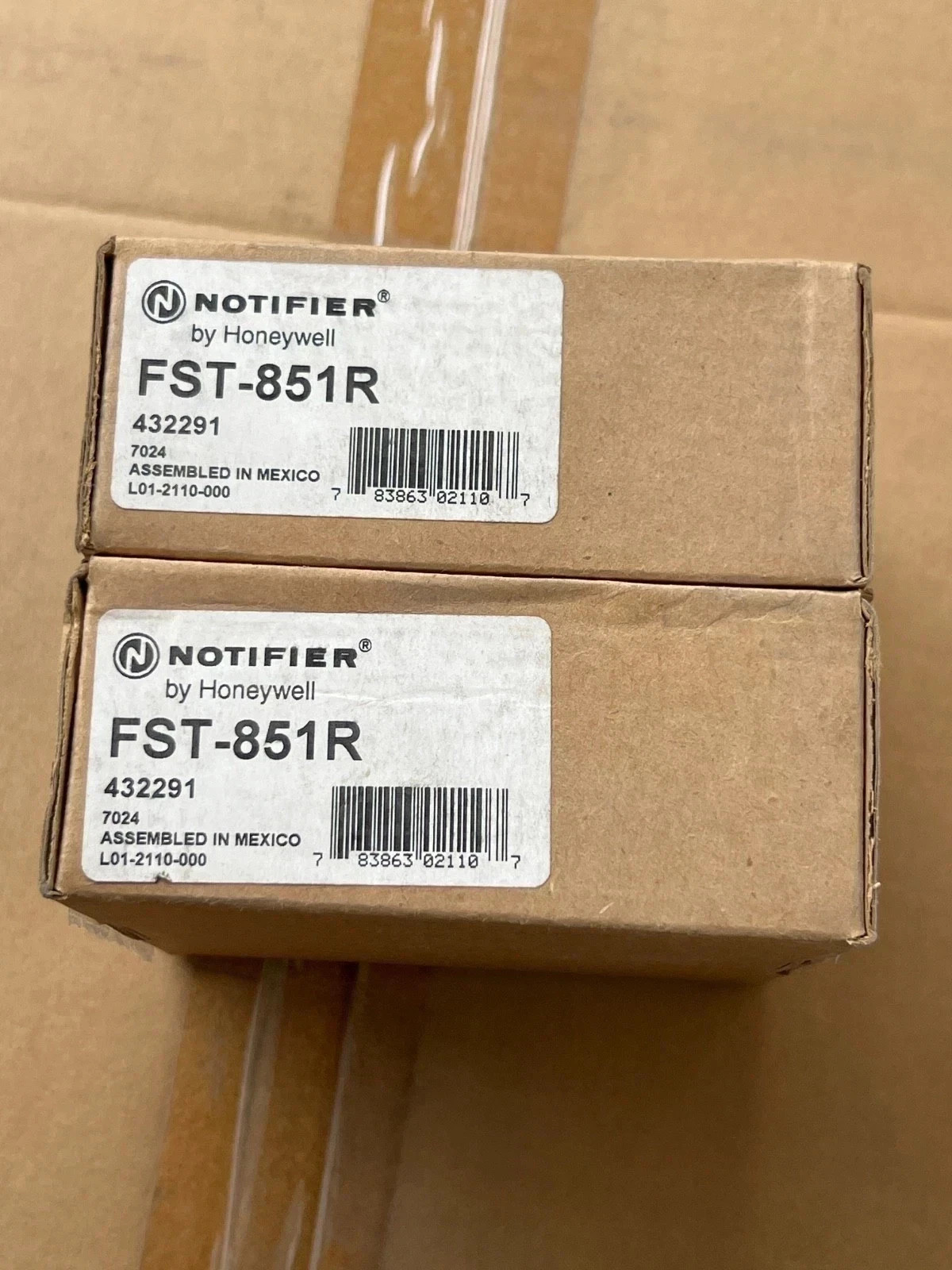 Pack of four (4) FST 851R Notifier Smoke Detector Head Only