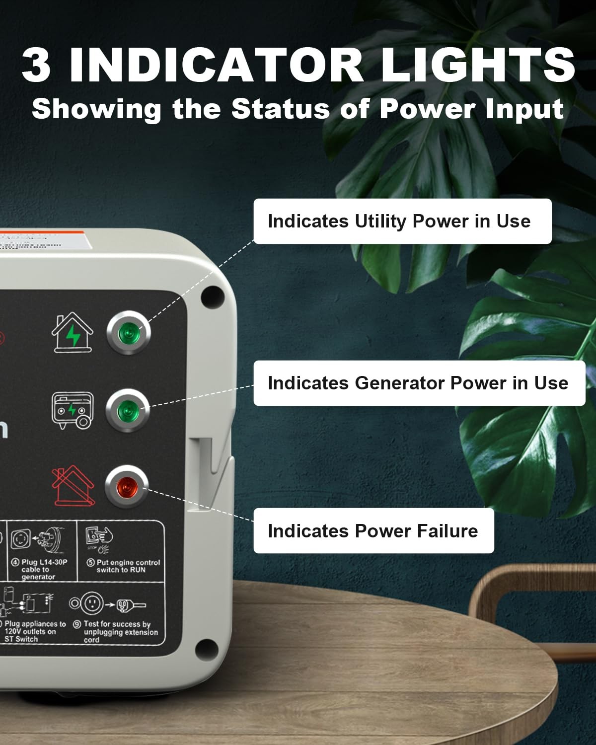 Transfer Switch 120V AC Compatible with Westinghouse Portable Generator