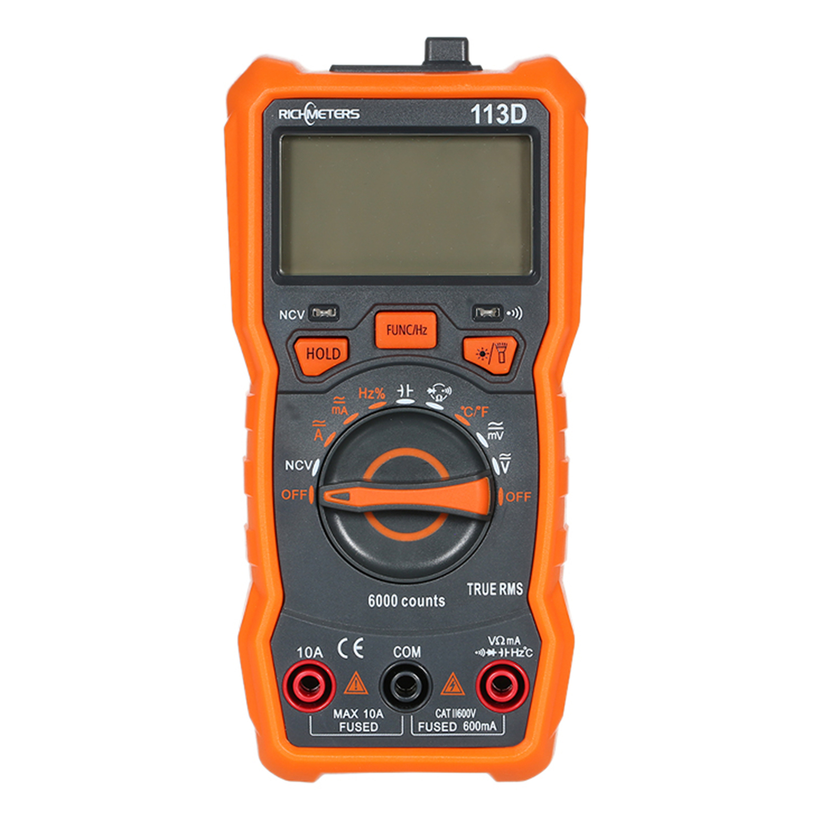 RICHMETERS RM113D NCV Digital Multimeter AC/ Voltage Backlight Convenient V8F1