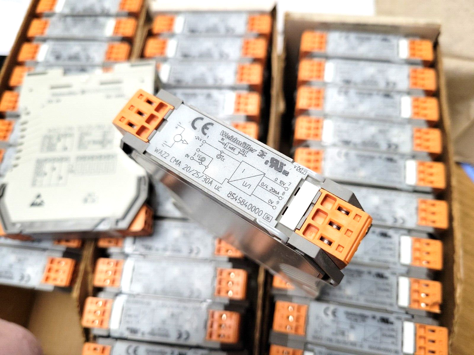 Weidmuller 8545840000 2pcs) current measuring transducer module din rail mount
