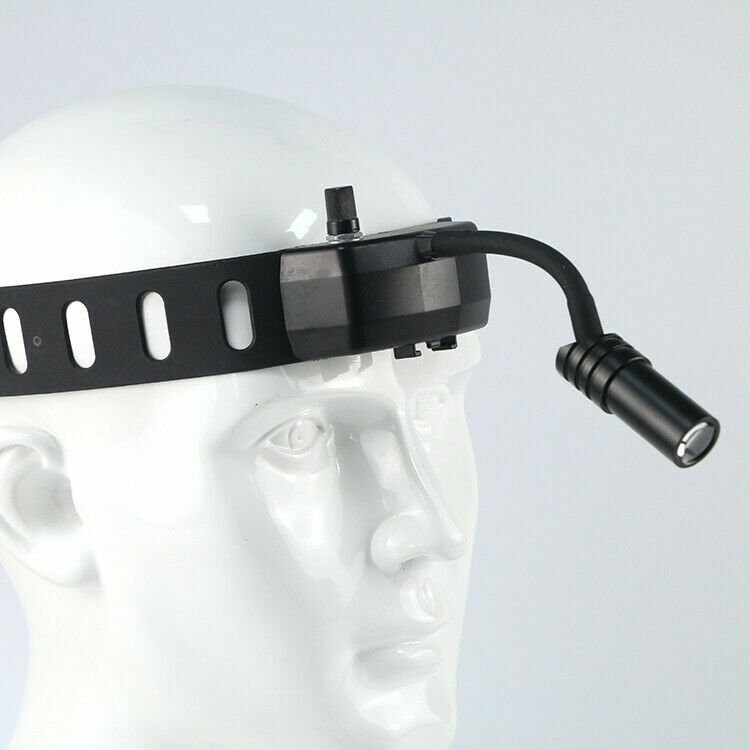 Dental Wireless 5W LED Headlight ENT Medical Headband Head Light Black US STOCK