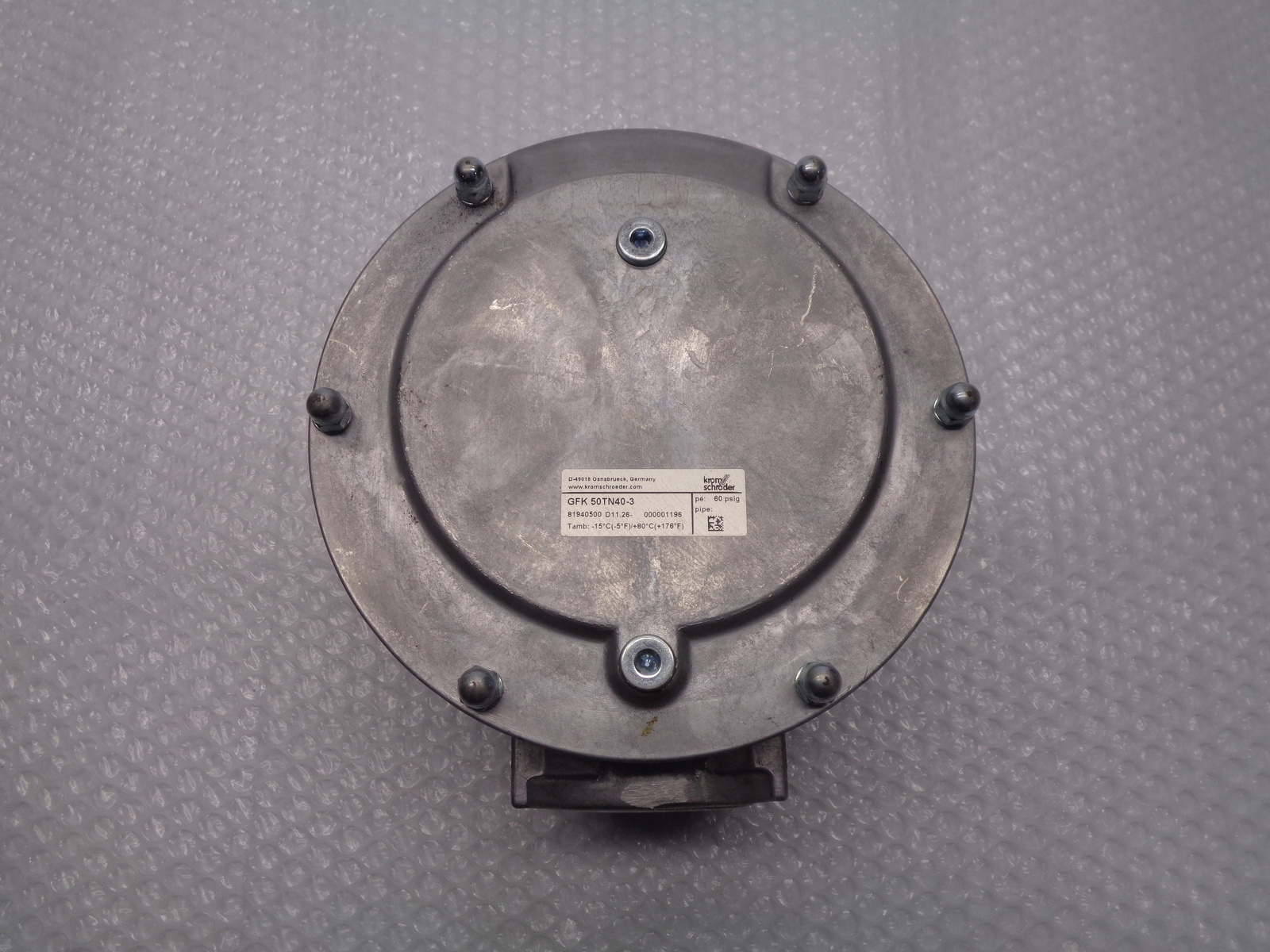 KROM SCHRODER GFK 50TN40-3 GAS FILTER NSNP